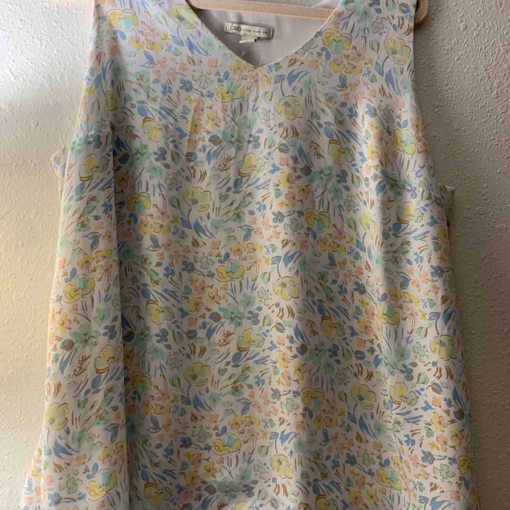 Cato Multicolor Floral Blouse